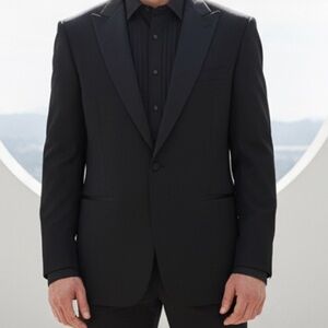 Classic Black  tuxedo Men's jacket